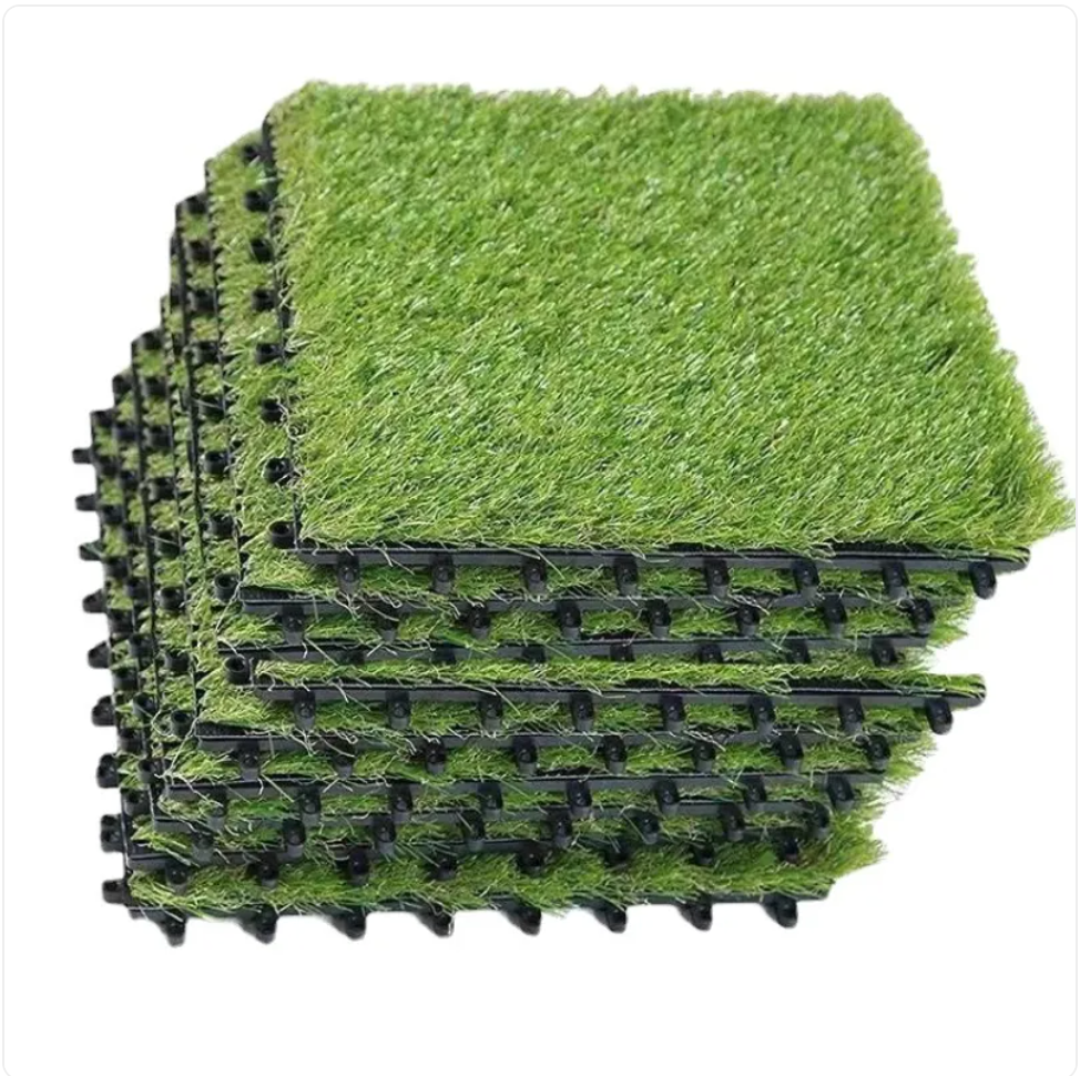 Artificial Grass Lawn Carpet Tiles | Outdoor & Pet-Friendly