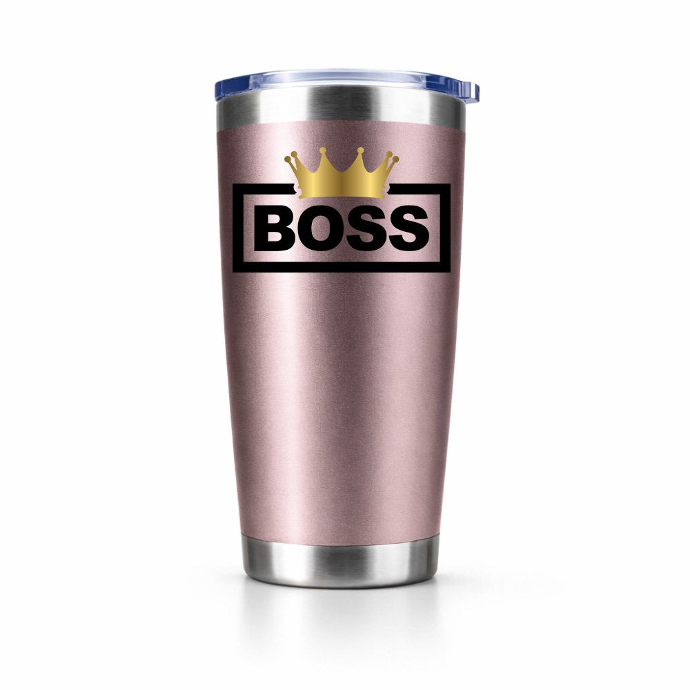 Boss Crown 20oz Insulated Vacuum Sealed Tumbler