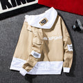 Men's Spring Denim Jacket - Slim Fit Baseball Coat