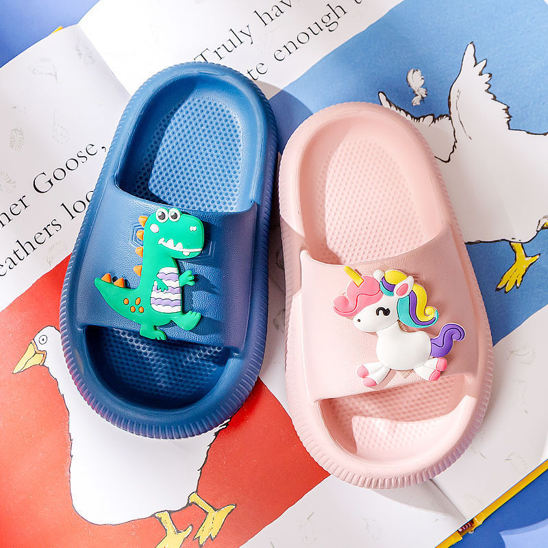 Kids' Cartoon Summer Slippers for Home & Bath