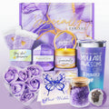 Gifts for Women Birthday Gifts for Women Happy Birthday Gifts Basket for WomenLavender Relaxing Spa Gifts Basket for Best Friends Female Women Sister Mom Wife Her Girlfriend Coworker Valentines Day