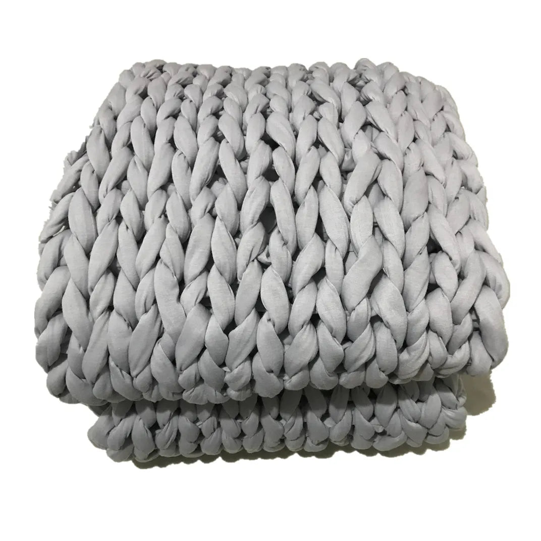 Couverture lestée tissée à la main