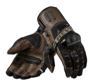 Black Sheepskin Desert Pro Motorcycle Riding Gloves