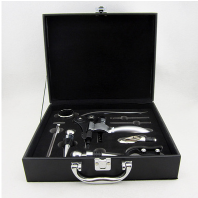 9-Piece Wine Opener Set in Wooden Gift Box