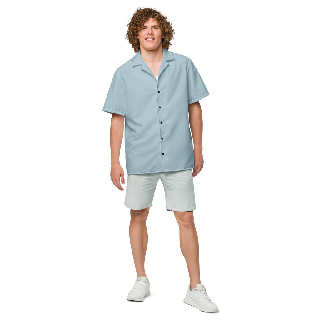 Shark Skin Blue button shirt