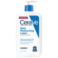 CeraVe Crème hydratante quotidienne pour peaux sèches Lait hydratant corps et visage à l'acide hyaluronique et aux céramides Hydratant quotidien Sans parfum Sans huile 538 g