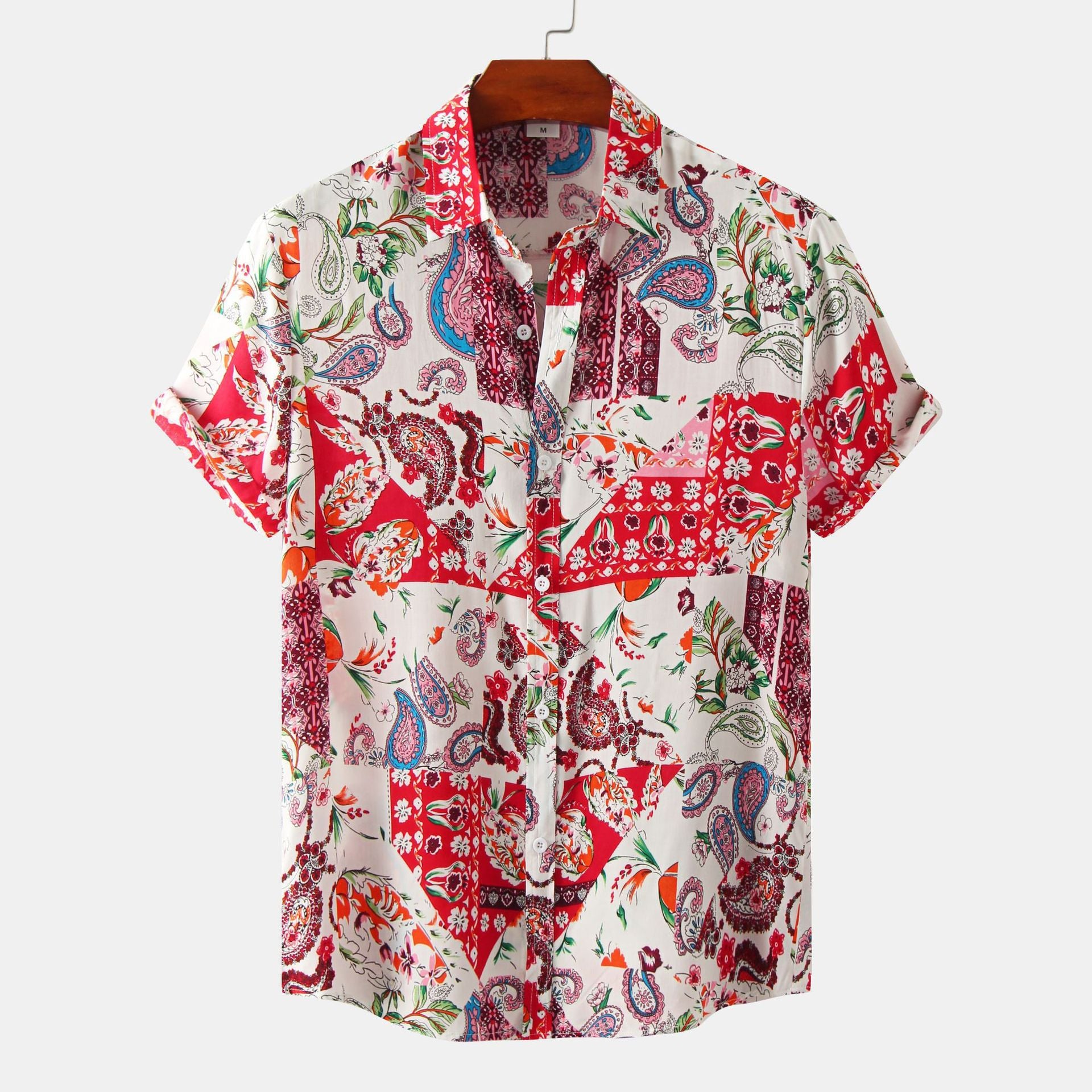 Men's Floral Short Sleeve Shirt - Summer 2022 Collection