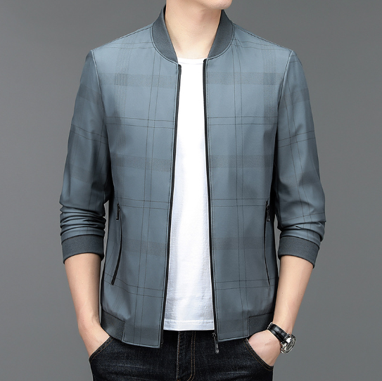 Men's Stylish Slim Fit Checkered Jacket (Fall 2020)