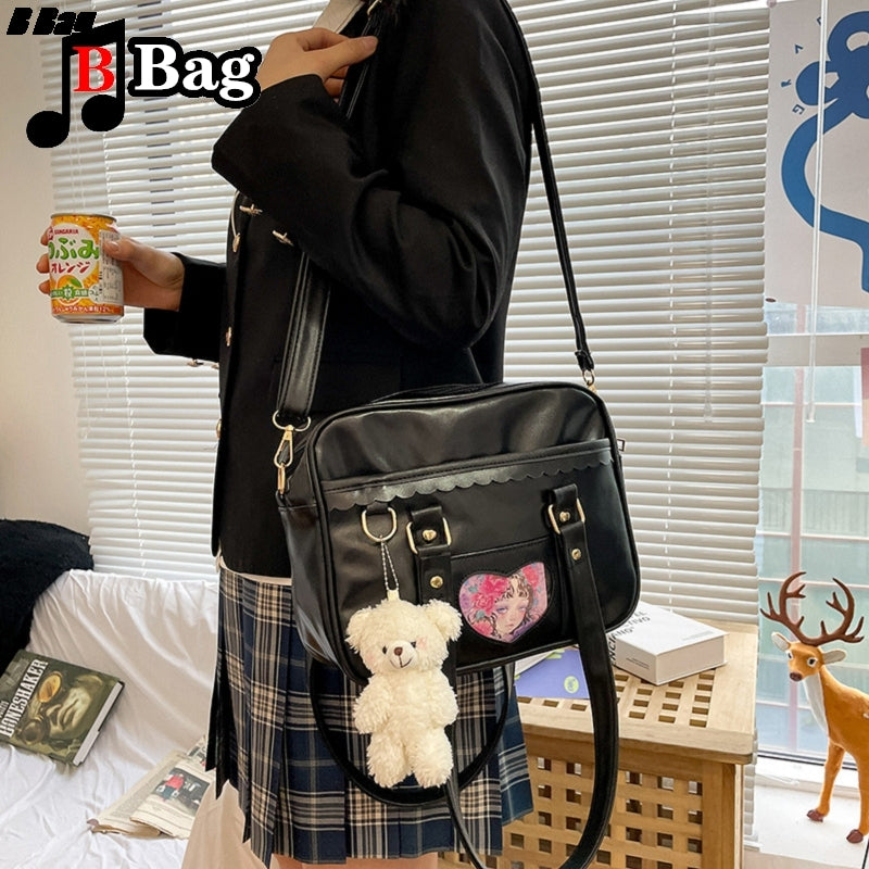 Personalized Transparent Card Handbag Backpack Ita Bag