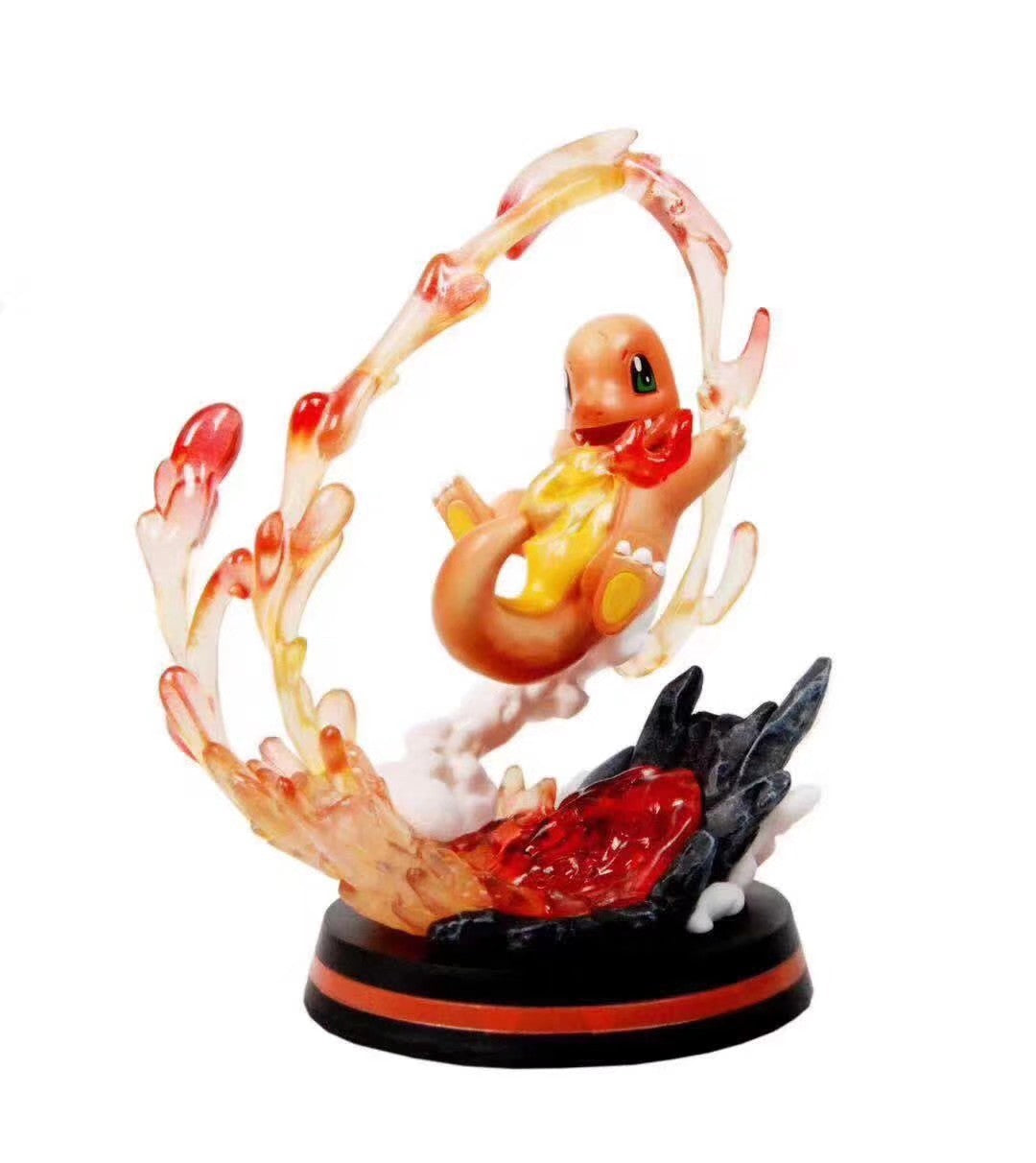 Pokémon Pikachu, Charmander, Bulbasaur, and Squirtle Figures