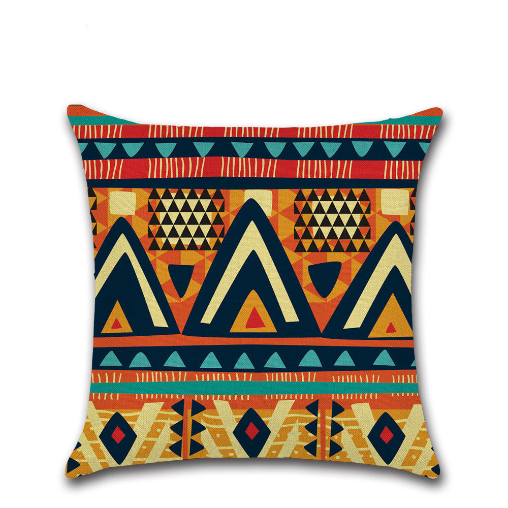Coussin de siège auto et housse de coussin en lin style bohème