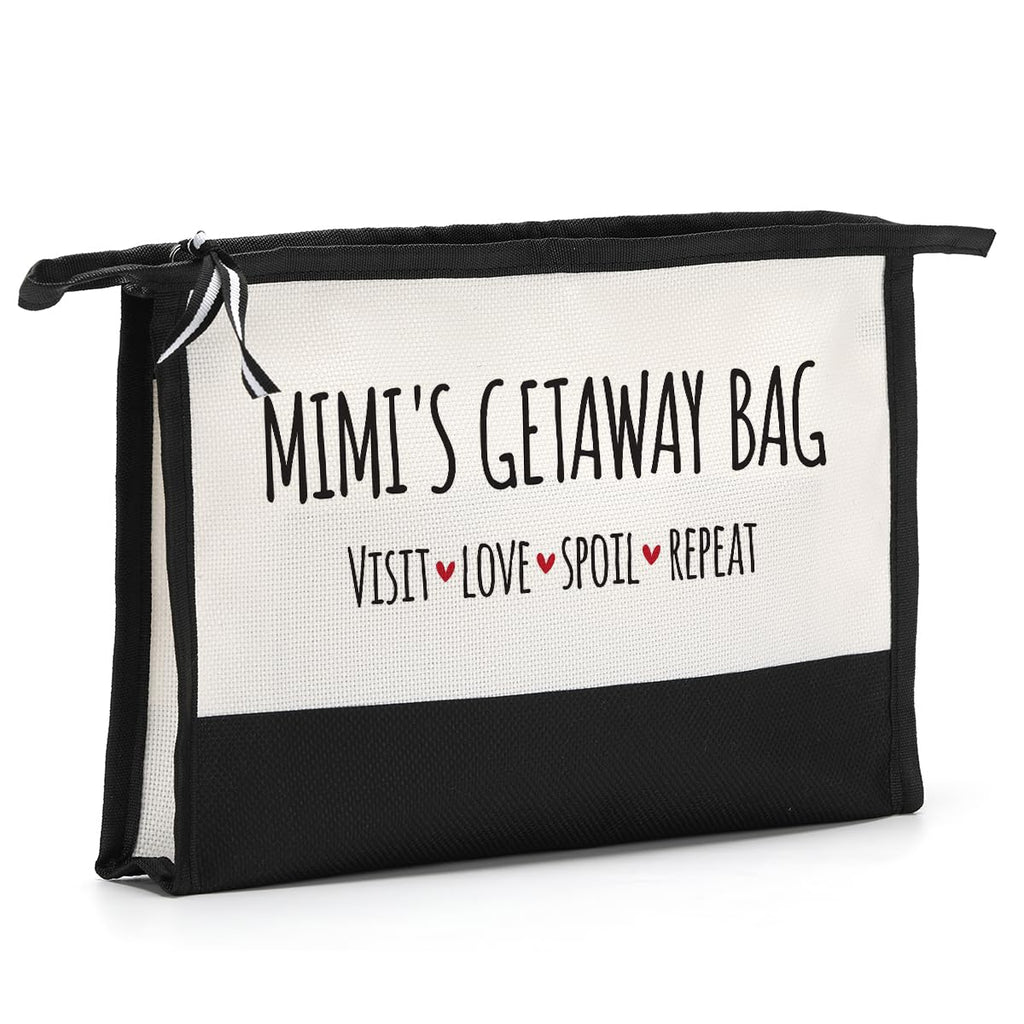 HODREU Grandma Gifts Mimi Gifts Makeup Bag Nana Birthday Gifts Great Grandma Gifts First Time Grandma Gifts Grandmother Gifts Christmas for Gigi Nana New Grandma Promoted to Grandma Cosmetic Bag
