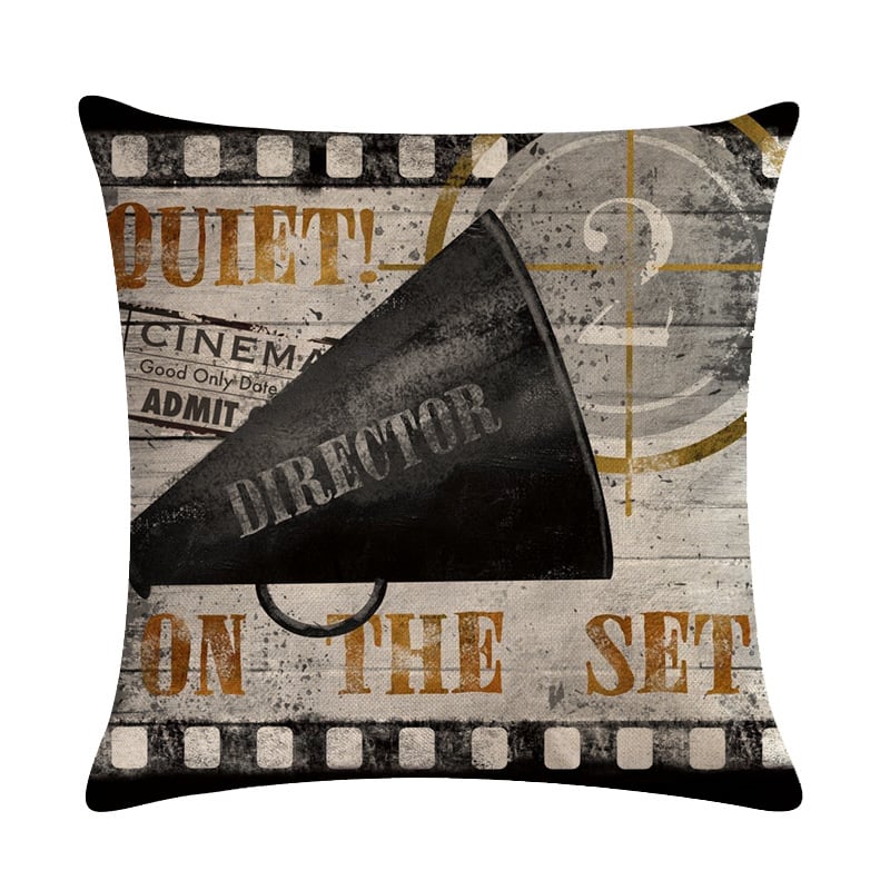 Retro Linen Sofa Pillow and Car Cushion Cover