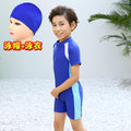 Girls' One-Piece Swimsuit for Sun Protection Training