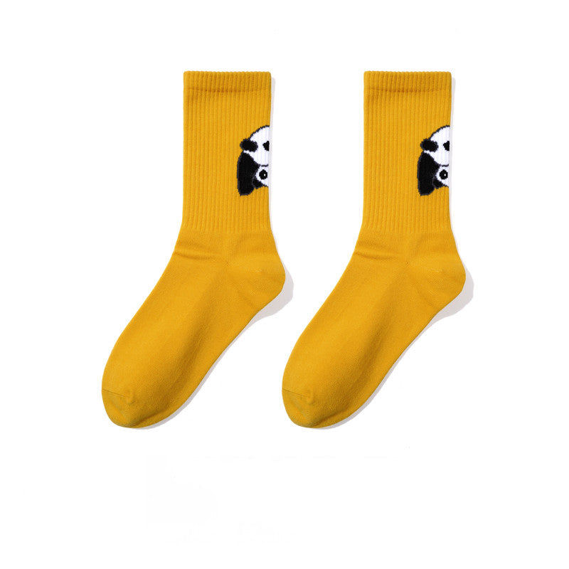 Cute and Funny Pouting Panda Socks by BUTTGooDS