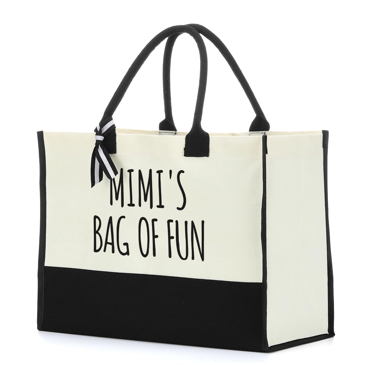Mimi Gifts Grandma Gifts Tote Bag Grandmother Gifts Beach Bag Gifts for Grandma Retirement Mothers Day Appreciation Gifts for Women Granny First Time Grandma Gifts Grandma Birthday Gifts Canvas Bag