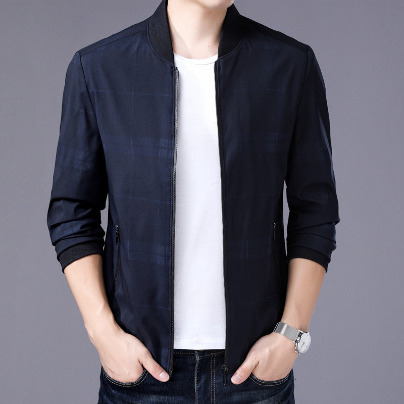 Men's Stylish Slim Fit Checkered Jacket (Fall 2020)