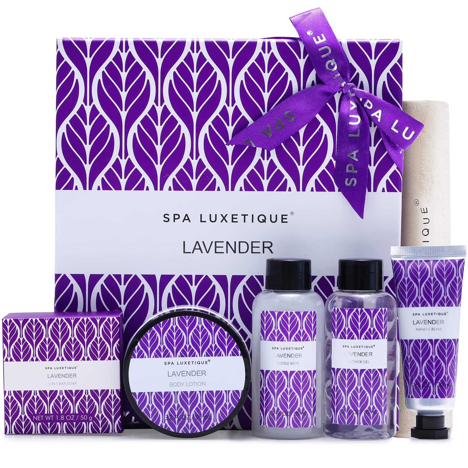 Spa Luxetique Lavender Home Spa Kit | Mother's Day Gift for Women
