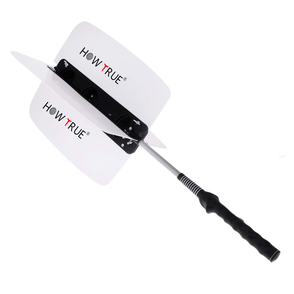 HOW TRUE Golf Power Resistance Trainer Golf Swing Trainer Golf Power Swing Fan White