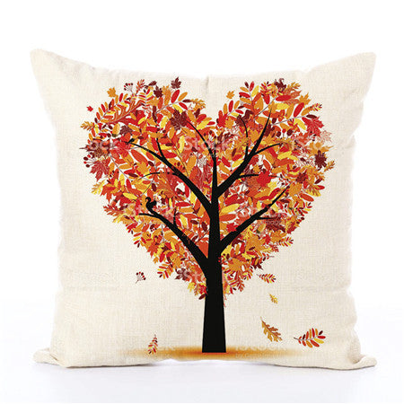 Linen Money Tree Cushion with Pillow
