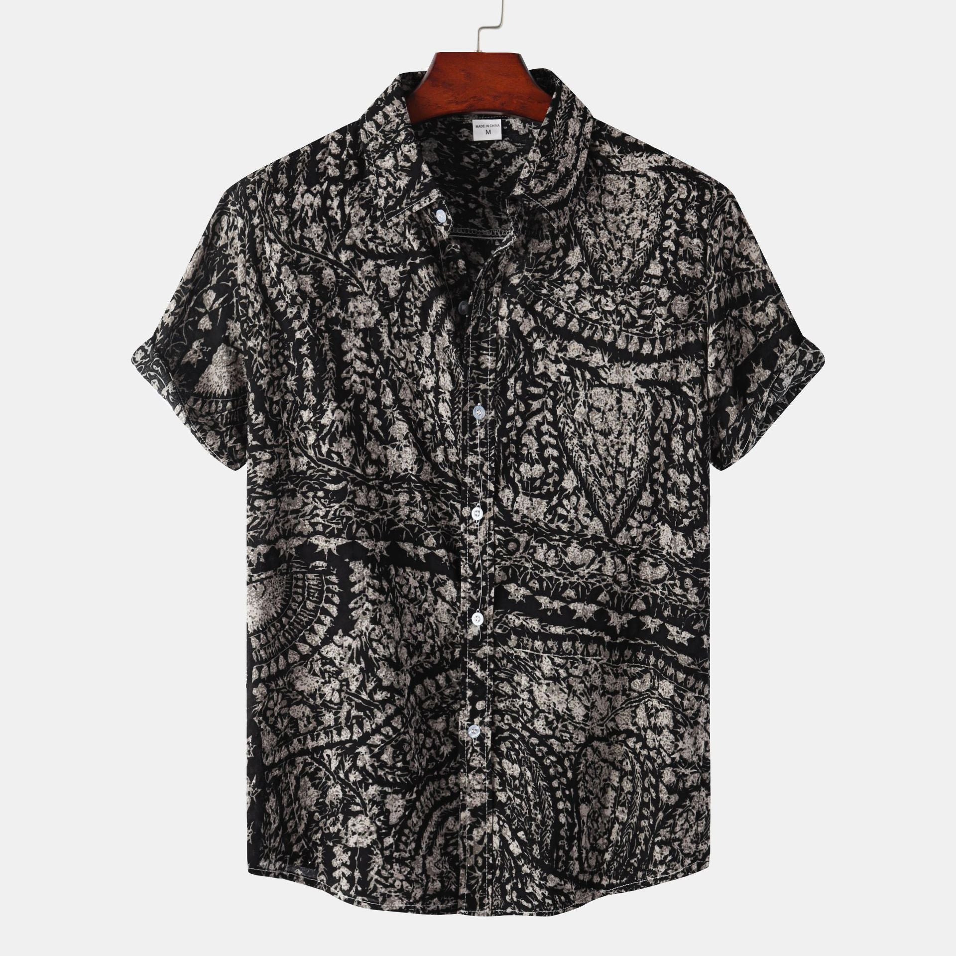 Men's Floral Short Sleeve Shirt - Summer 2022 Style