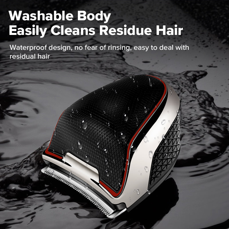 Men's Waterproof Wireless Electric Hair Clipper