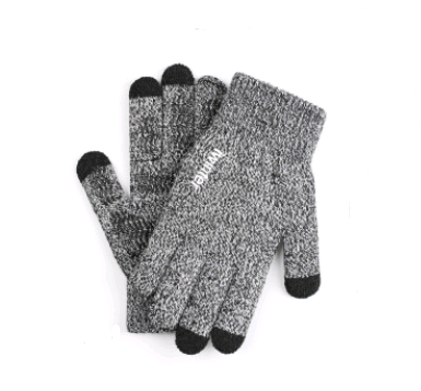 Men's Touchscreen Winter Gloves, Warm Knitted Outdoor Gloves