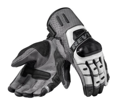 Black Sheepskin Desert Pro Motorcycle Riding Gloves