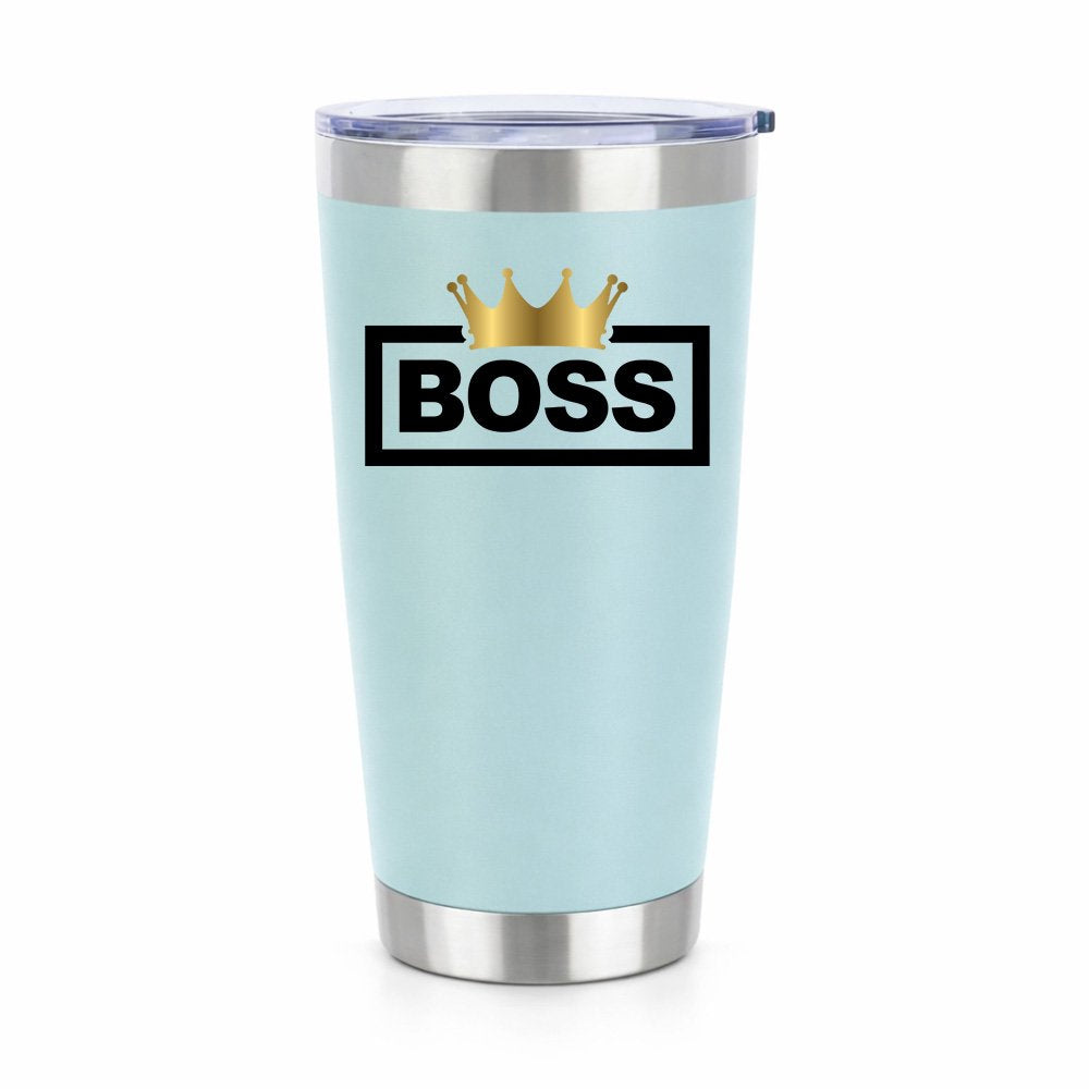 Boss Crown Gobelet Isotherme en Acier Inoxydable 20 oz