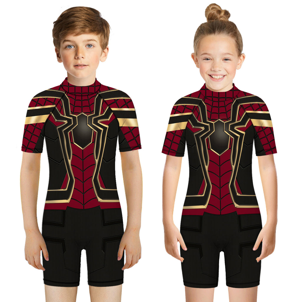 Children's Dazzling Hero Print Swimsuit (One-Piece)