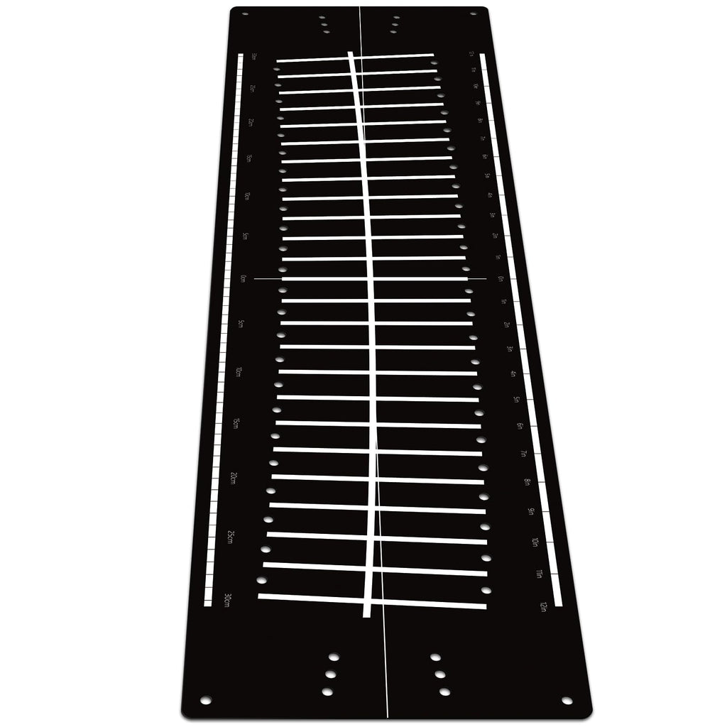 Silipull Golf Putting Mats Practice Indoor 30 x 8.27 Inch Golf Putting Practice Training Aid Golf Alignment Track Putting Green Golf Mat Putting Green Exercise Putter Training Supplies