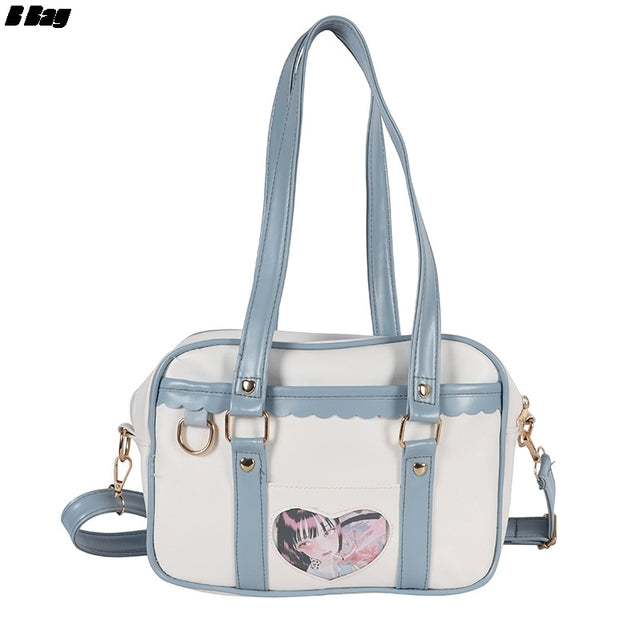 Personalized Transparent Card Handbag Backpack Ita Bag