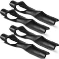 Vertintong 4 Pcs Golf Grip Trainer Attachment for Improving Hand Positioning Golf Club Grip Trainer Golf Training Equipment Right Handed Golf Swing Trainer for Beginner Correct Grip Posture (Black)