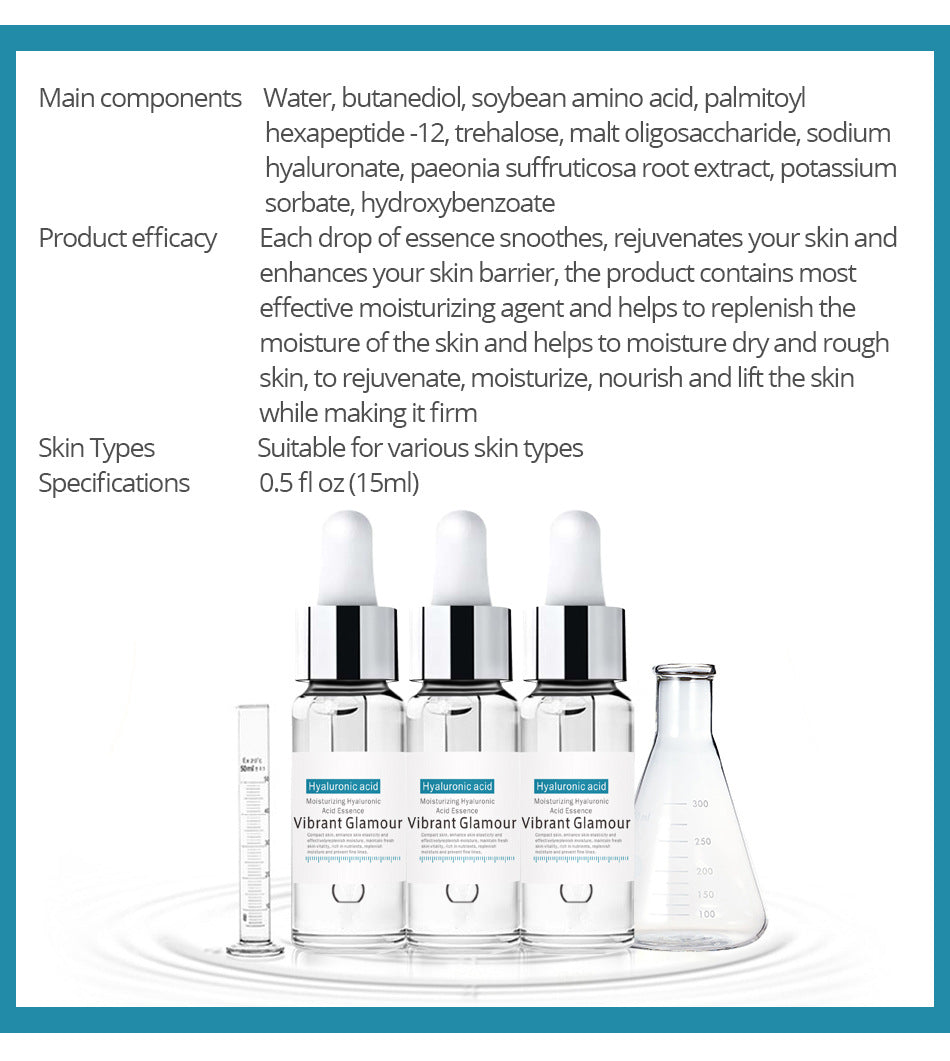 Hyaluronic Acid Serum for Hydration and Pore Tightening