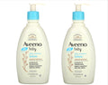 Johnson & Johnson Aveeno Baby Daily Moisture Lotion Natural Oatmeal Fragrance-Free - 12 fl oz (Pack of 2)