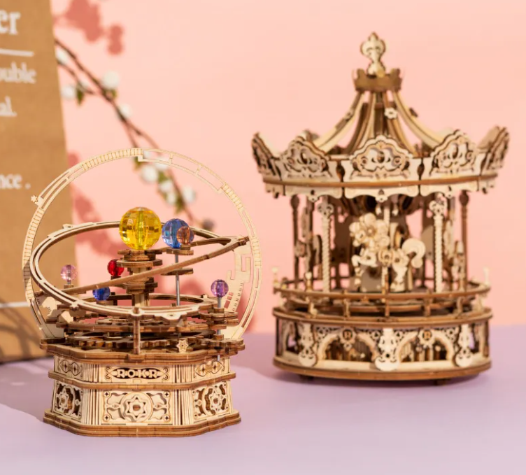 Wooden Music Box Collection