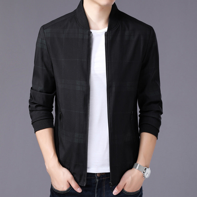 Men's Stylish Slim Fit Checkered Jacket (Fall 2020)