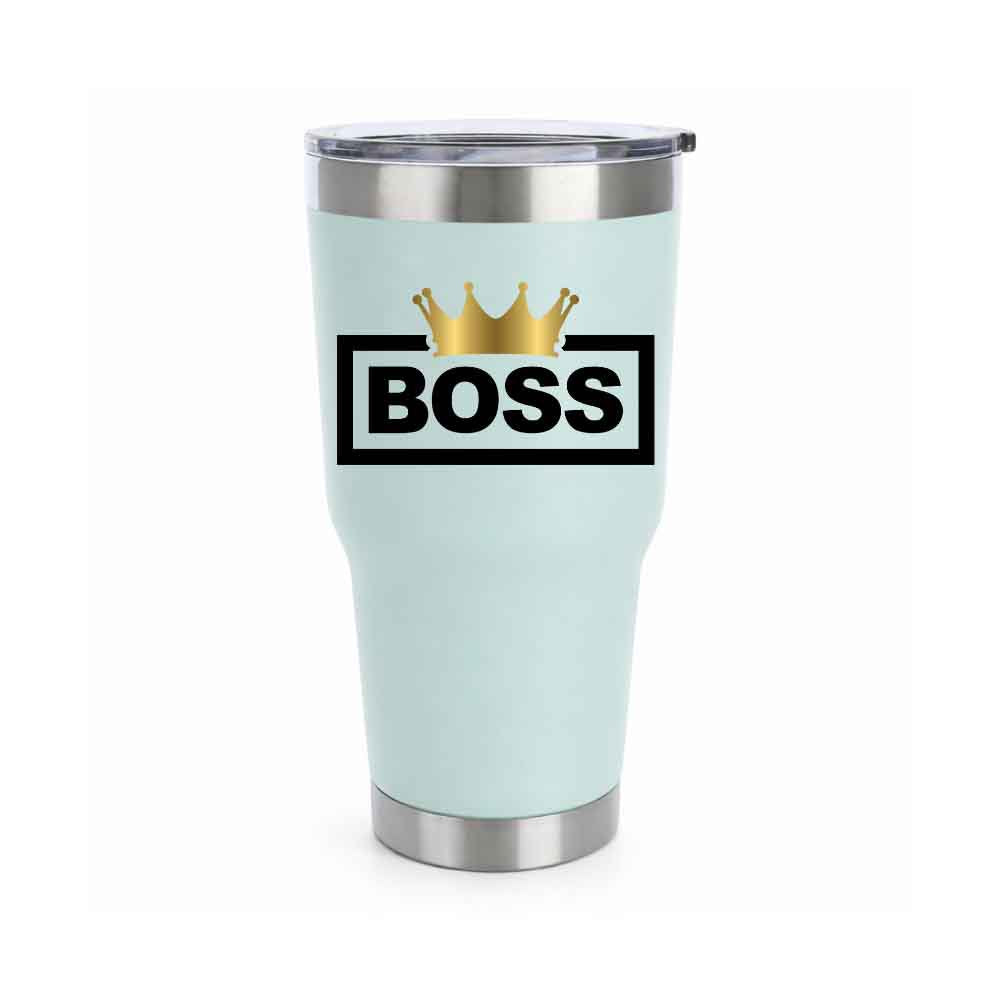 Boss Crown 30oz Insulated Vacuum Sealed Tumbler