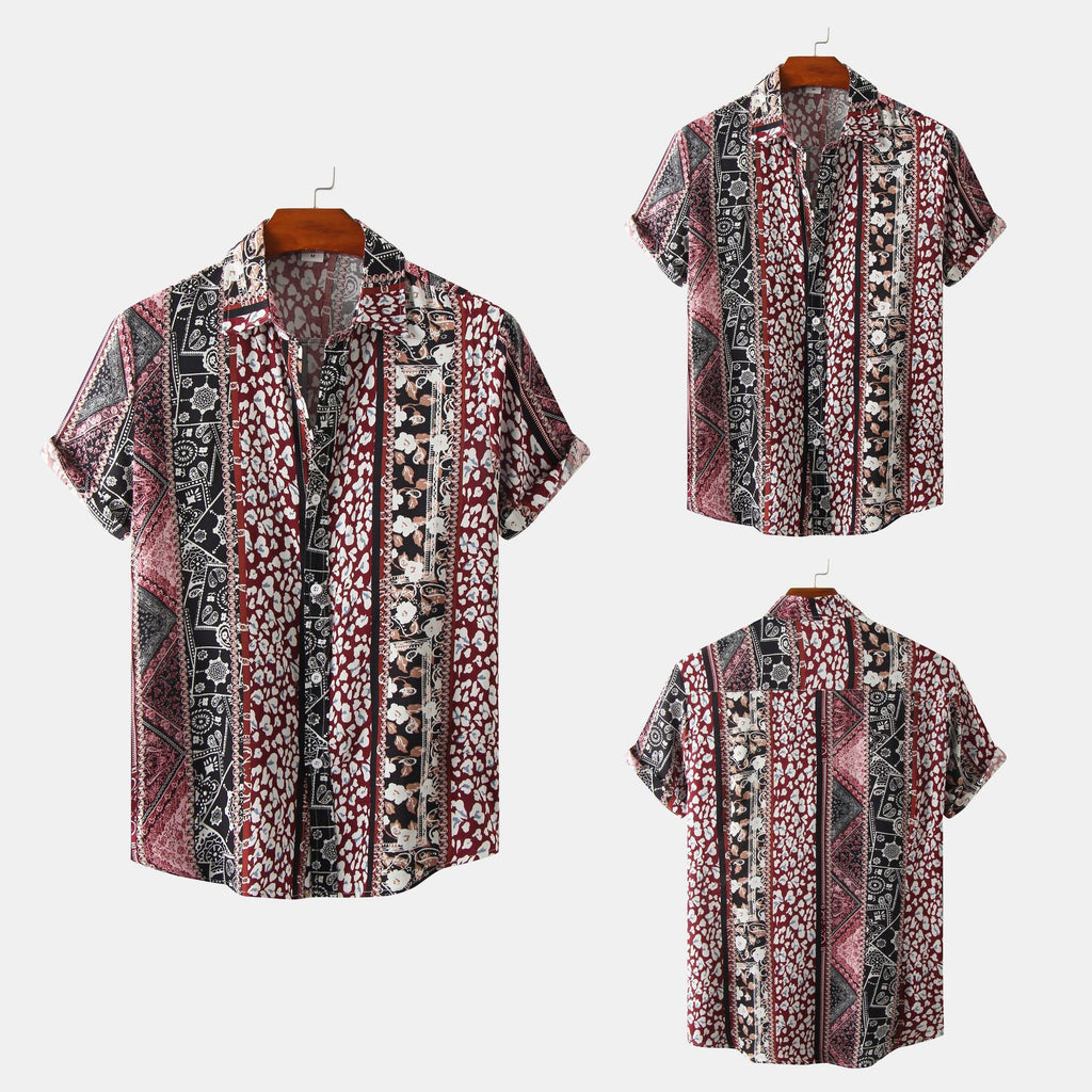 Men's Floral Short Sleeve Shirt - Summer 2022 Collection