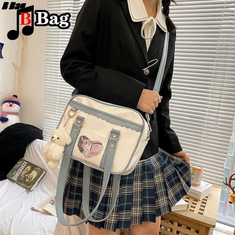 Personalized Transparent Card Handbag Backpack Ita Bag