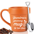 Henghere Grandma Mug Gifts for Grandma Christmas Gardening Gifts for Grandmas Birthday for New Grandma Nana Gigi Mimi Funny Gifts for Grandmother Idea Best Grandma Ever Gifts Plant Mug
