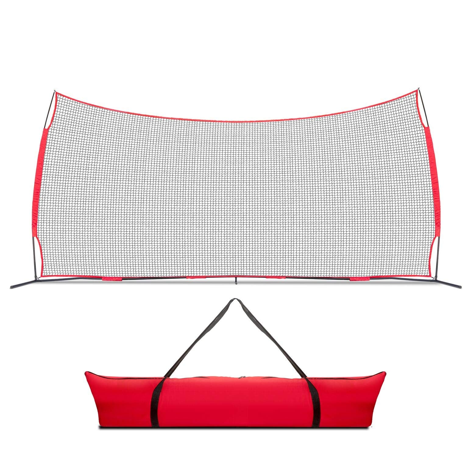 Lacrosse Scoop 20x10 Foot Lacrosse Backstop 200 Sq Feet of Protection Perfect for Lacrosse Soccer Baseball Basketball. Hockey Best Lacrosse Net Baseball Net Sports Netting for Backyard