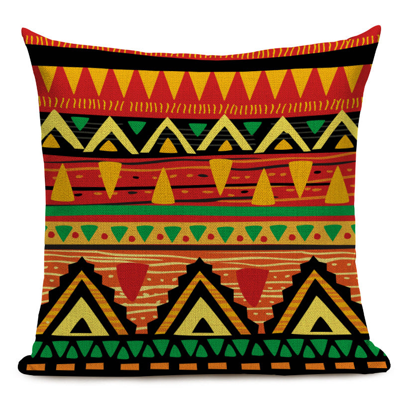 Coussin de siège auto et housse de coussin en lin style bohème