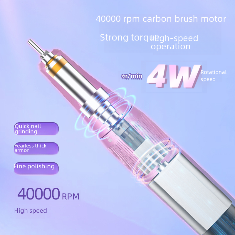 New Gradient Electric Nail Drill Machine 40000 RPM
