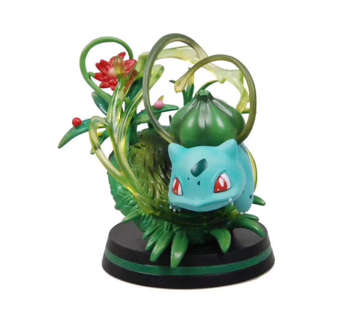 Pokémon Pikachu, Charmander, Bulbasaur, and Squirtle Figures