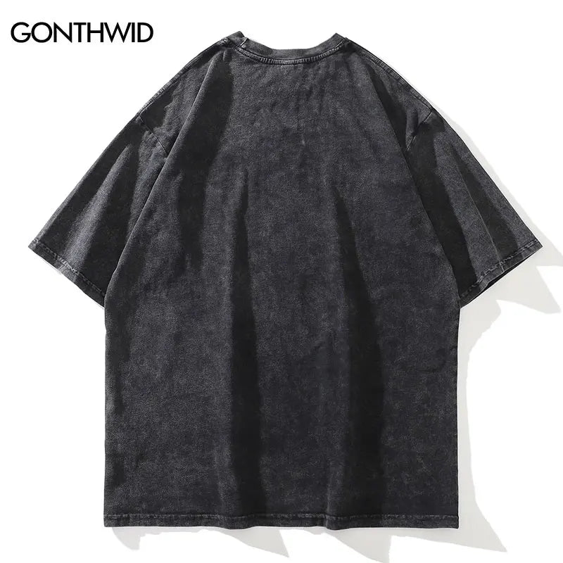 Vintage Black Oversized Oosaki Nana Graphic T-Shirt