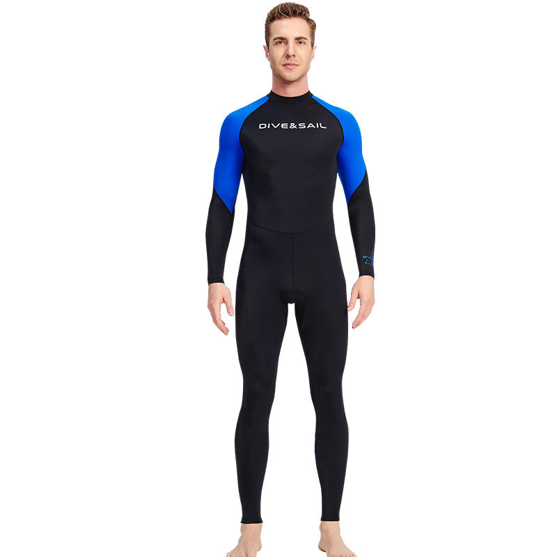 Men's One-Piece Quick-Dry Sunscreen Diving Suit