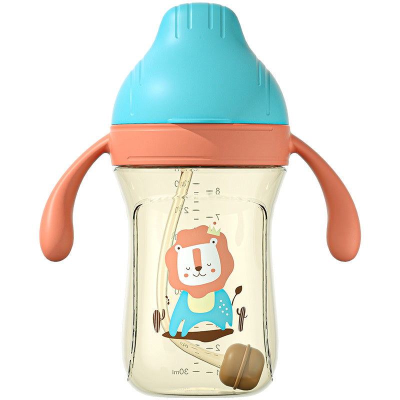 Dual-purpose Baby Bottle with Anti-flatulence Straw Cup
