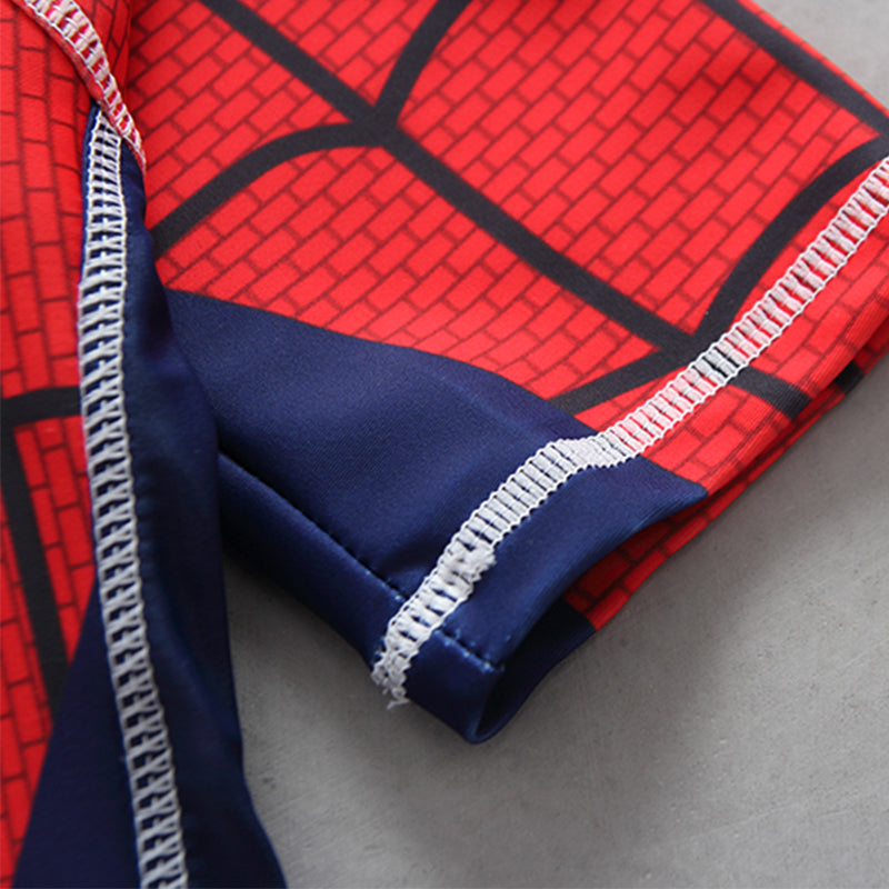 Children's Cartoon Print One-Piece Swimsuit