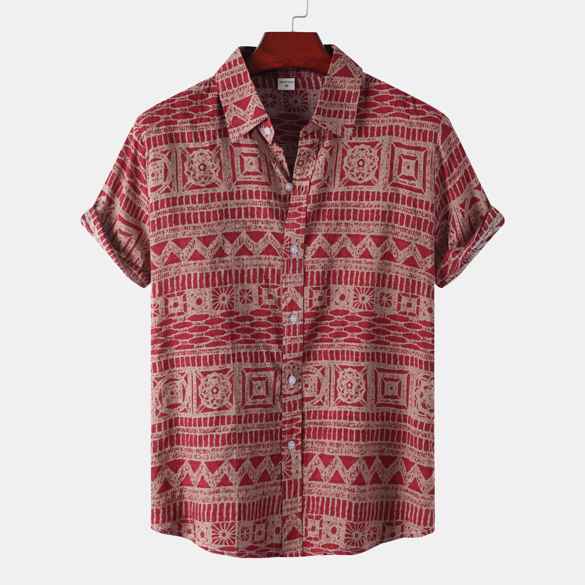 Men's Floral Short Sleeve Shirt - Summer 2022 Style
